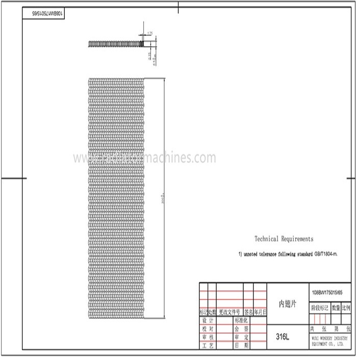 最新の企業ブログについて 無錫ワンダリーインダストリーイクイップメント株式会社、高性能熱交換器フィンの包括的な供給を開始