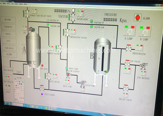 購入 VPI2800 全自動真空加圧含浸装置 モーターおよび変圧器用絶縁 D2800*H3400mm オンライン製造