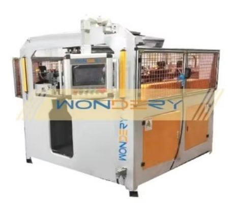 購入 Servo Type Plastic Tank Crimping Machine with 1050mm Core Height and 3200kg Weight for Aluminum Radiators オンライン製造