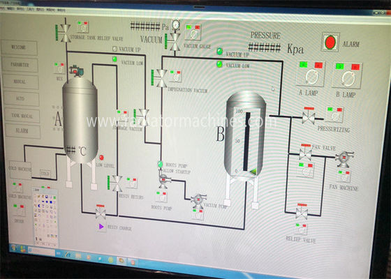 VPI2800 全自動真空加圧含浸装置 モーターおよび変圧器用絶縁 D2800*H3400mm