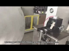 ラジエーターの波紋型フィン製造機