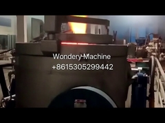 ガス焚き銅金属スクラップインゴットるつぼ溶解炉