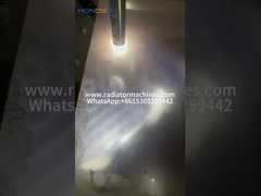 6側回転スイングドライヤー真空浸透ライン