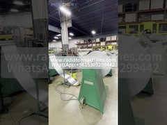 電源発電機熱交換器のアルミフィンスタンプ機