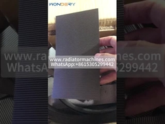 最大 600mm 幅 1mm 高さ ステンレス鋼熱交換器 波紋翼