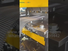 アルミニウムルーバーラジエーターフィン製造機、フィンスタンピングプレス