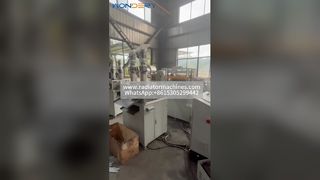 マルチコイルオフセットフィンプレス機 |フィン製造機 複数コイル同時プレス
